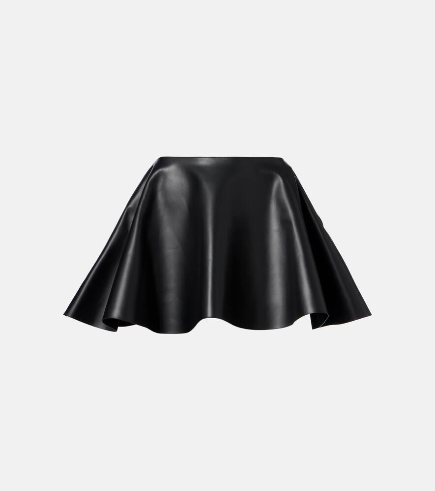 jw anderson circle leather miniskirt