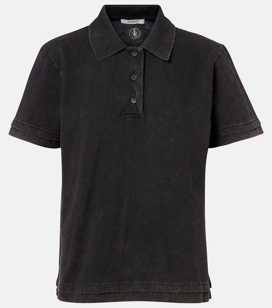 jw anderson cotton piqué polo shirt