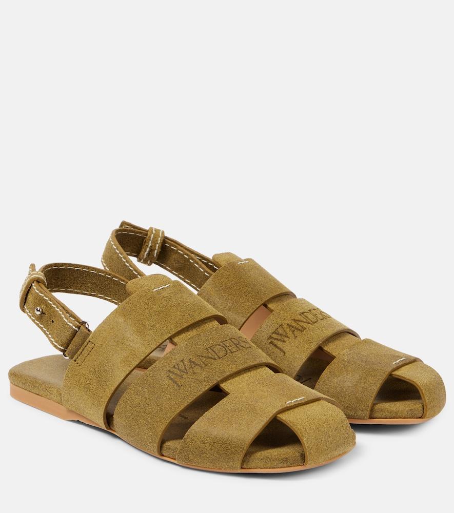 jw anderson fisherman leather sandals