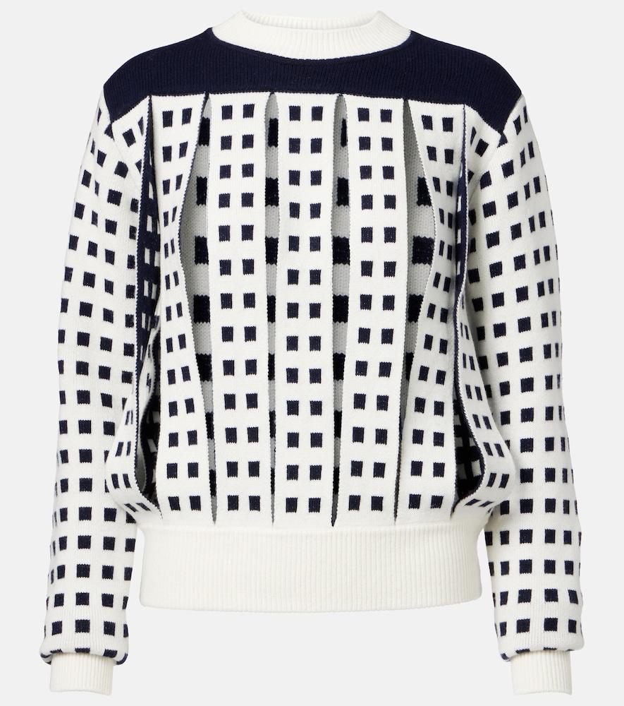jw anderson jacquard sweater