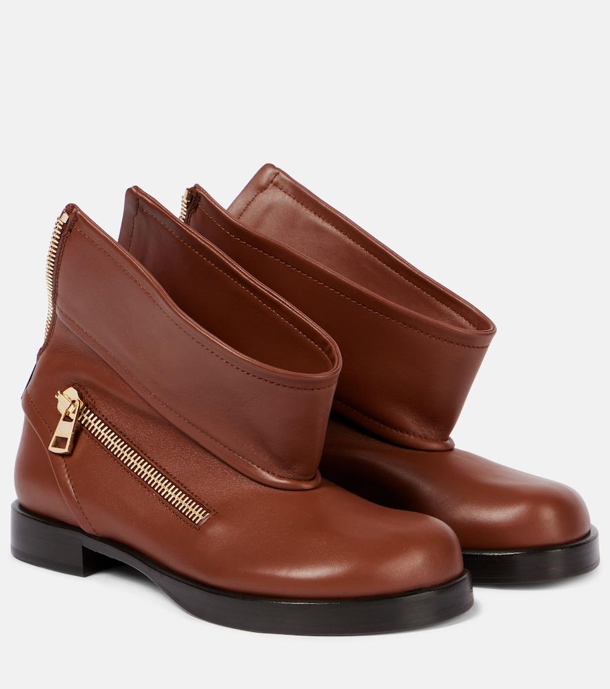 jw anderson leather biker boots