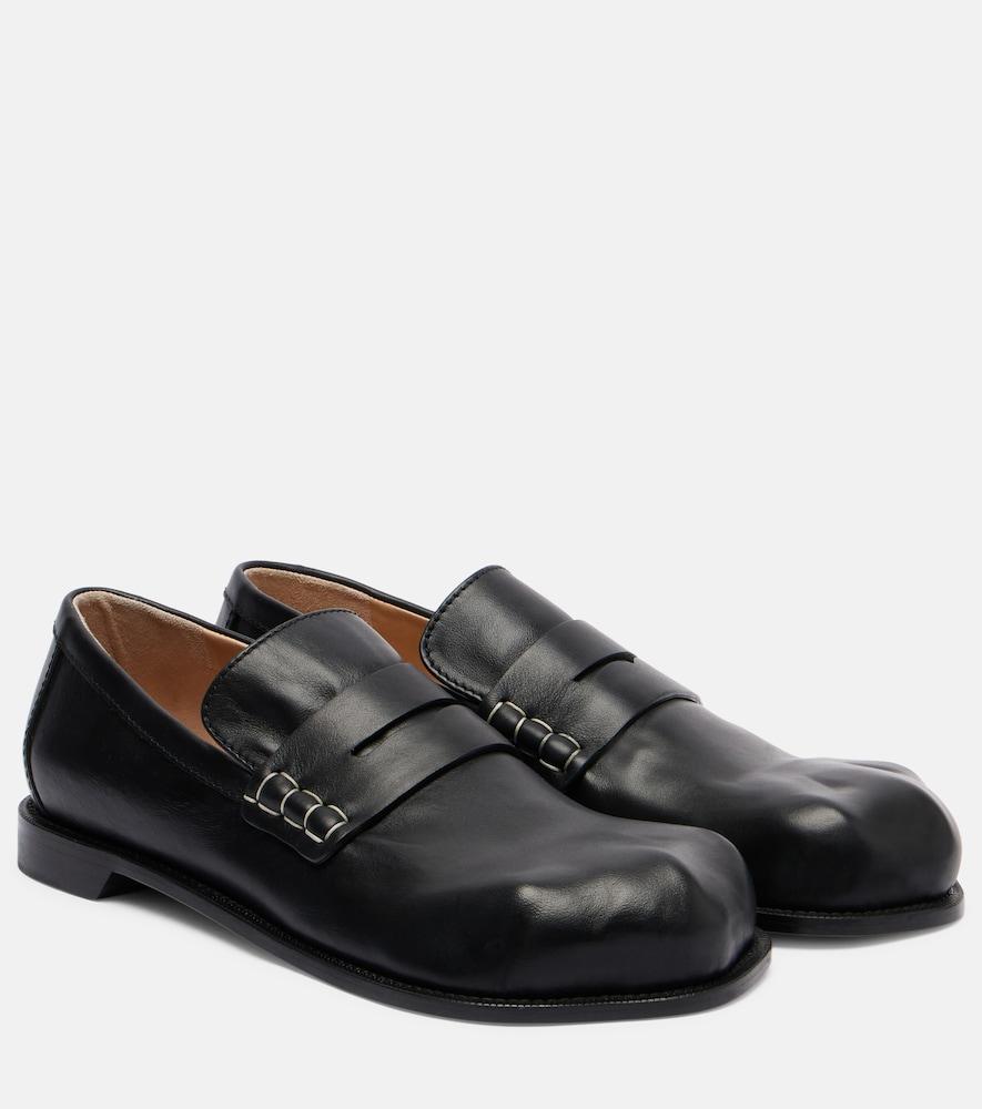 jw anderson leather loafers