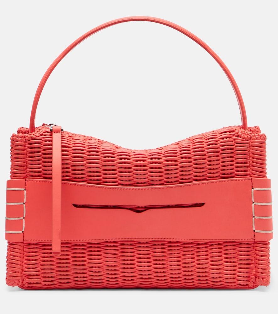 jw anderson loafer medium leather shoulder bag