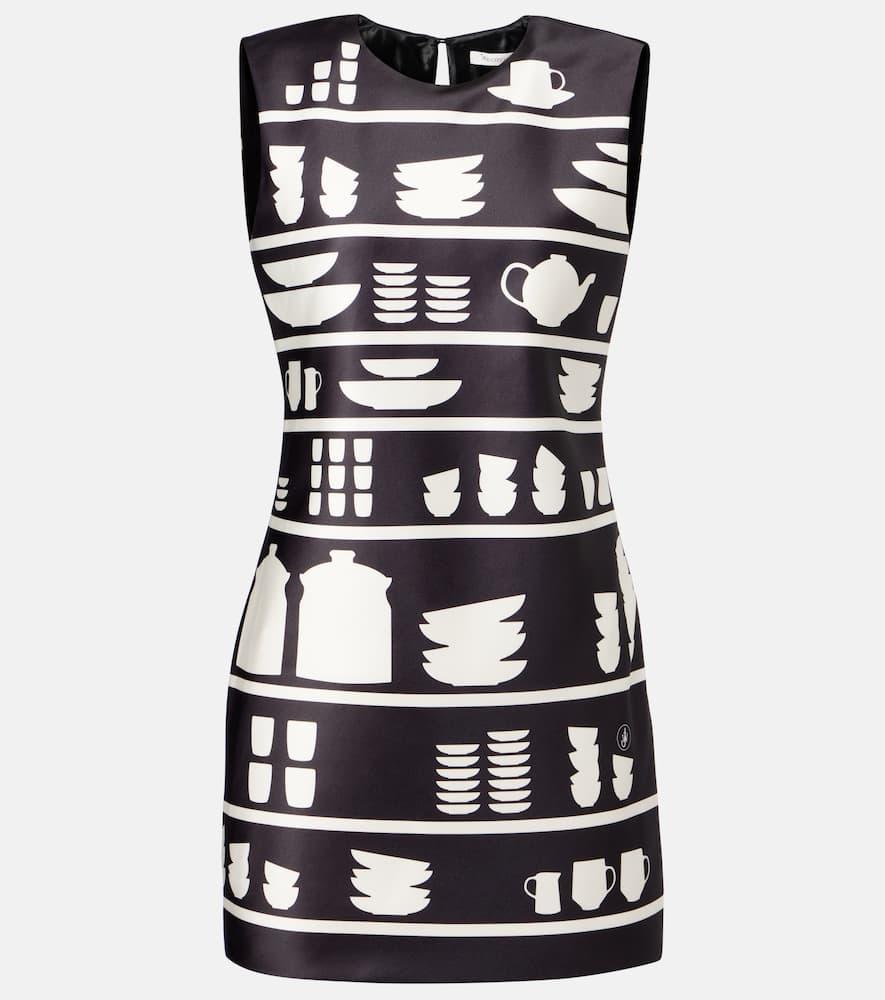 jw anderson mini shift printed minidress