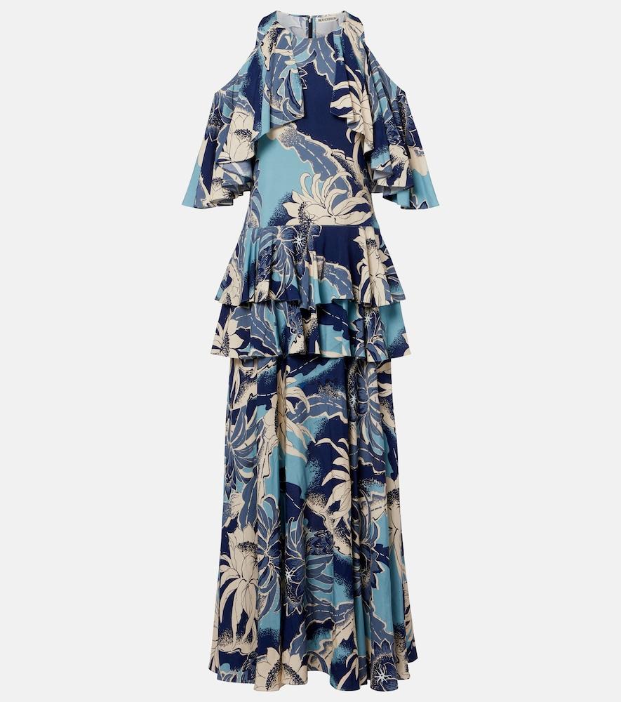 jw anderson printed maxi dress