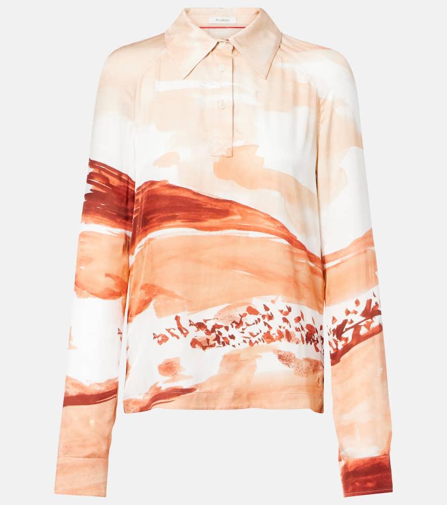 jw anderson printed polo shirt