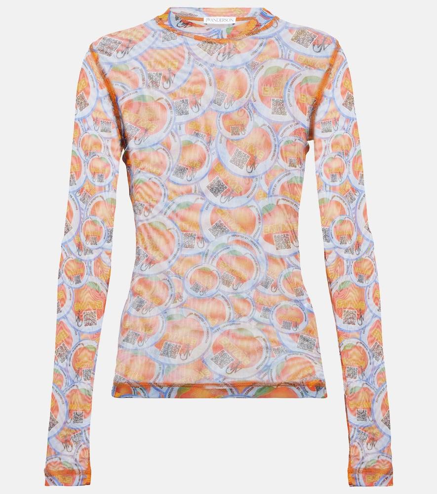 jw anderson printed top