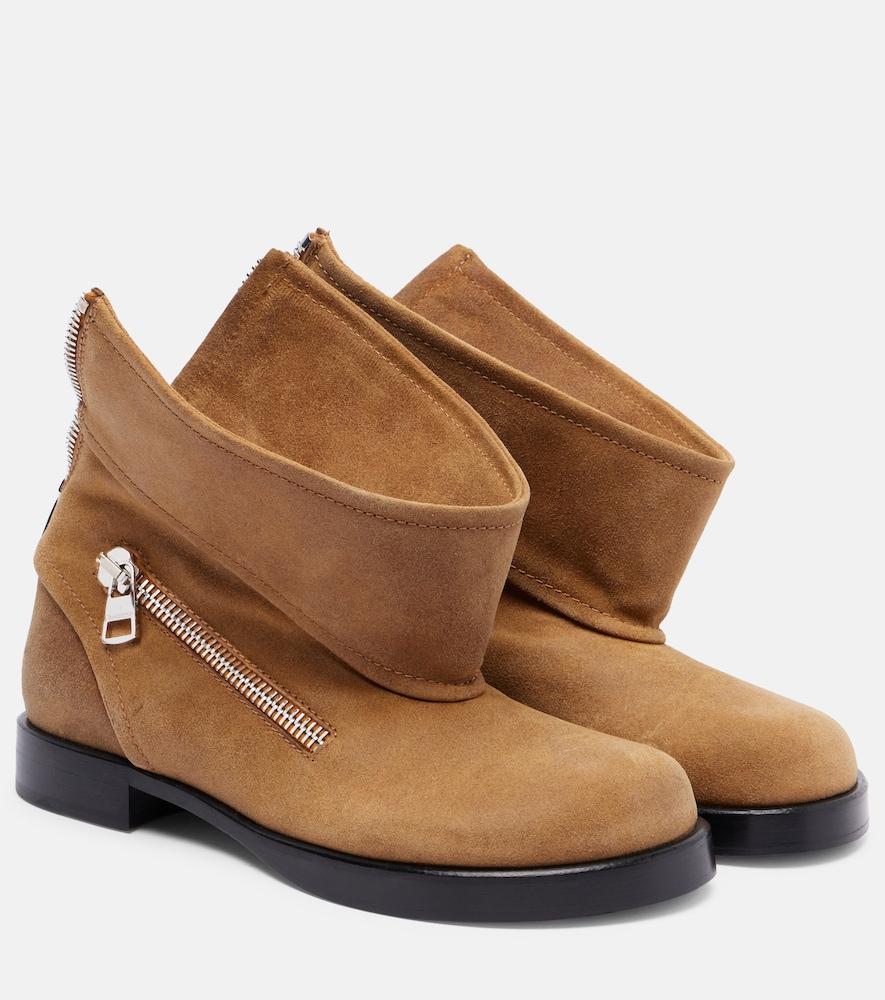 jw anderson suede ankle boots