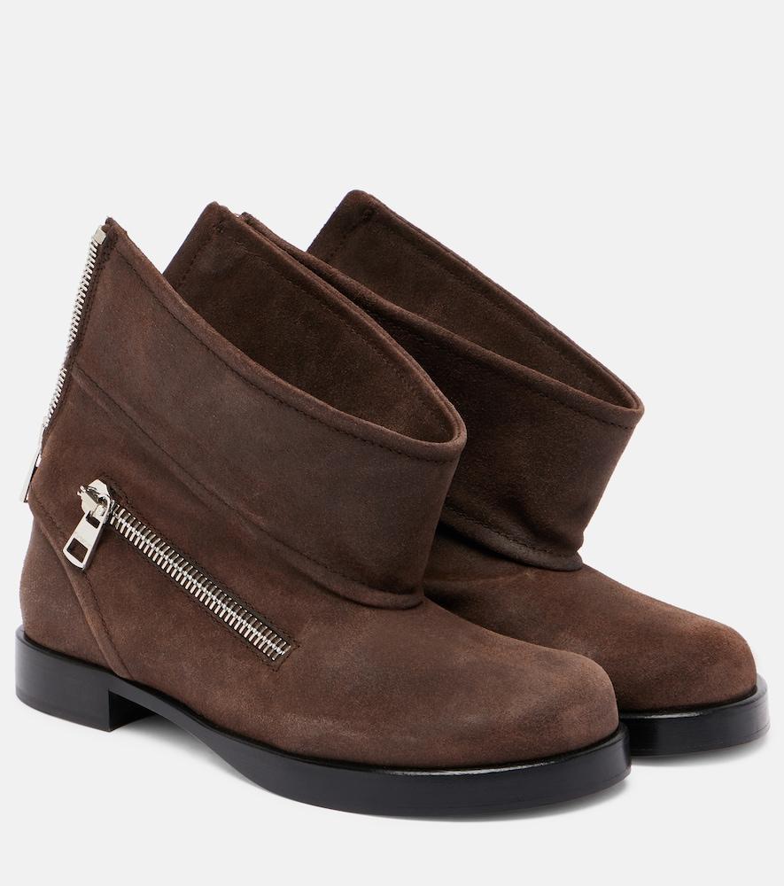 jw anderson suede ankle boots