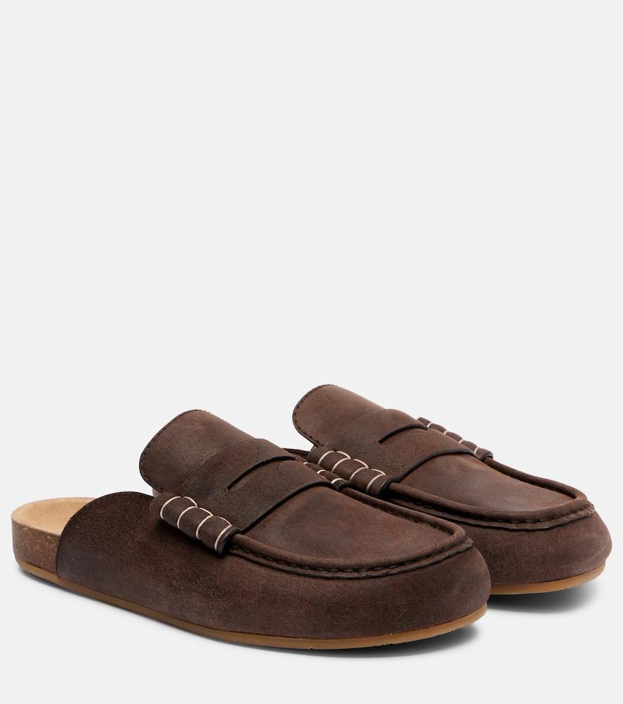 jw anderson suede mules