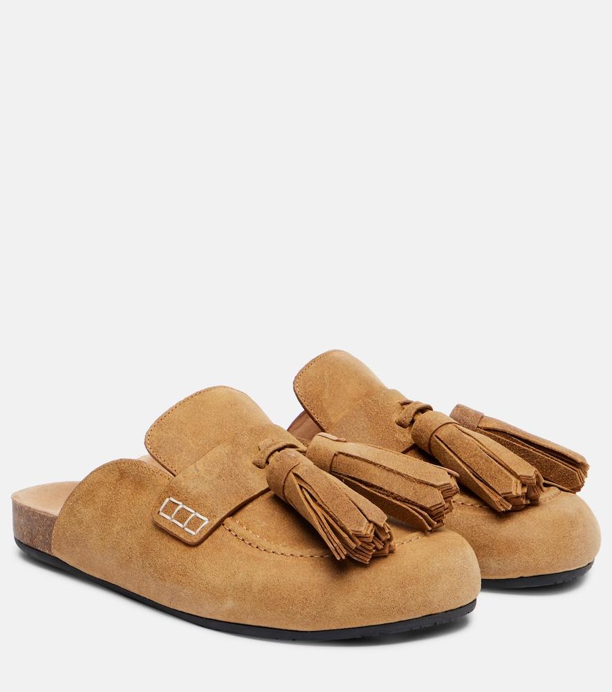 jw anderson suede mules