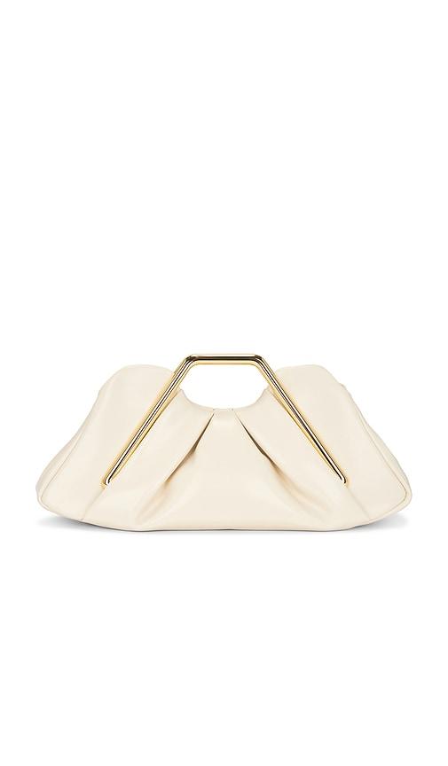 jw pei lila clutch in ivory.