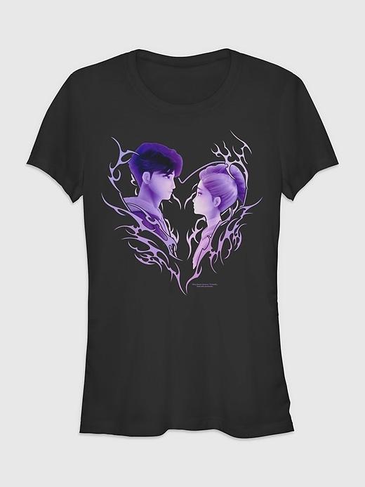 k-pop demon hunters love graphic t-shirt
