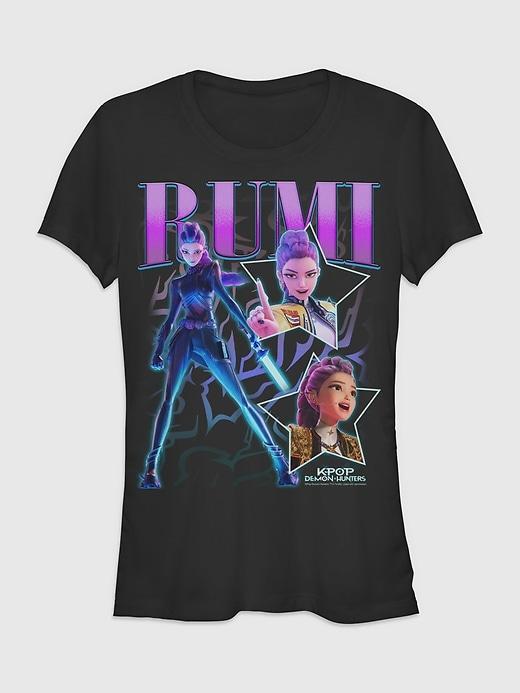 k-pop demon hunters y2k rumi graphic t-shirt