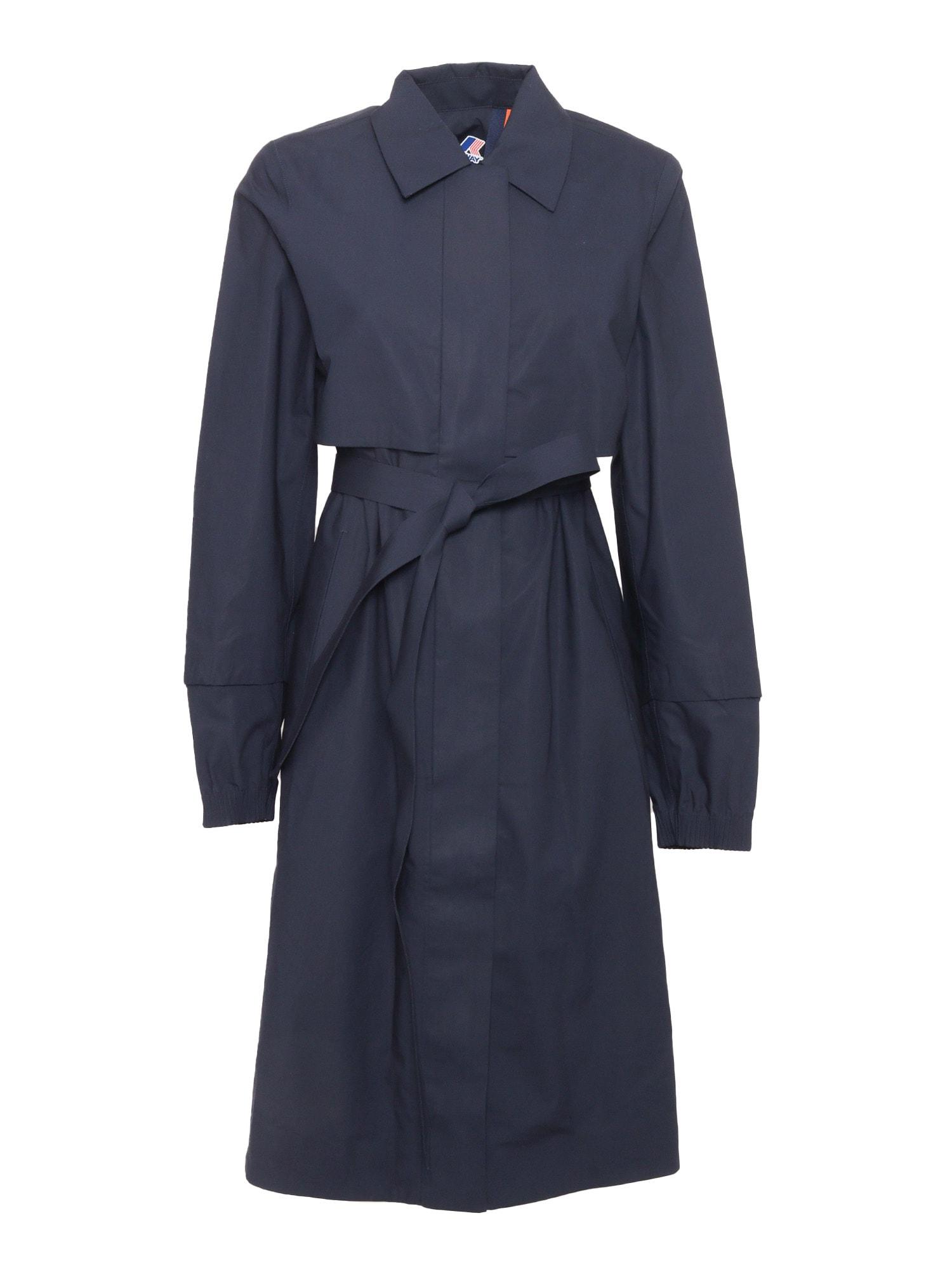 k-way jesy 3l poplin long down jacket