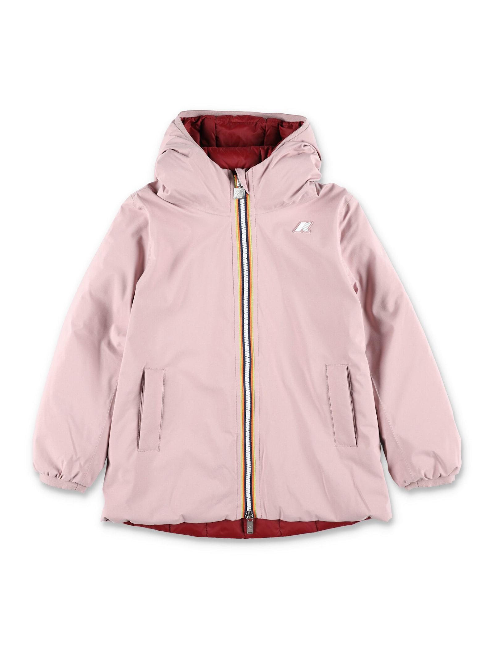 k-way kid sophie thermo plus reversible hooded down jacket