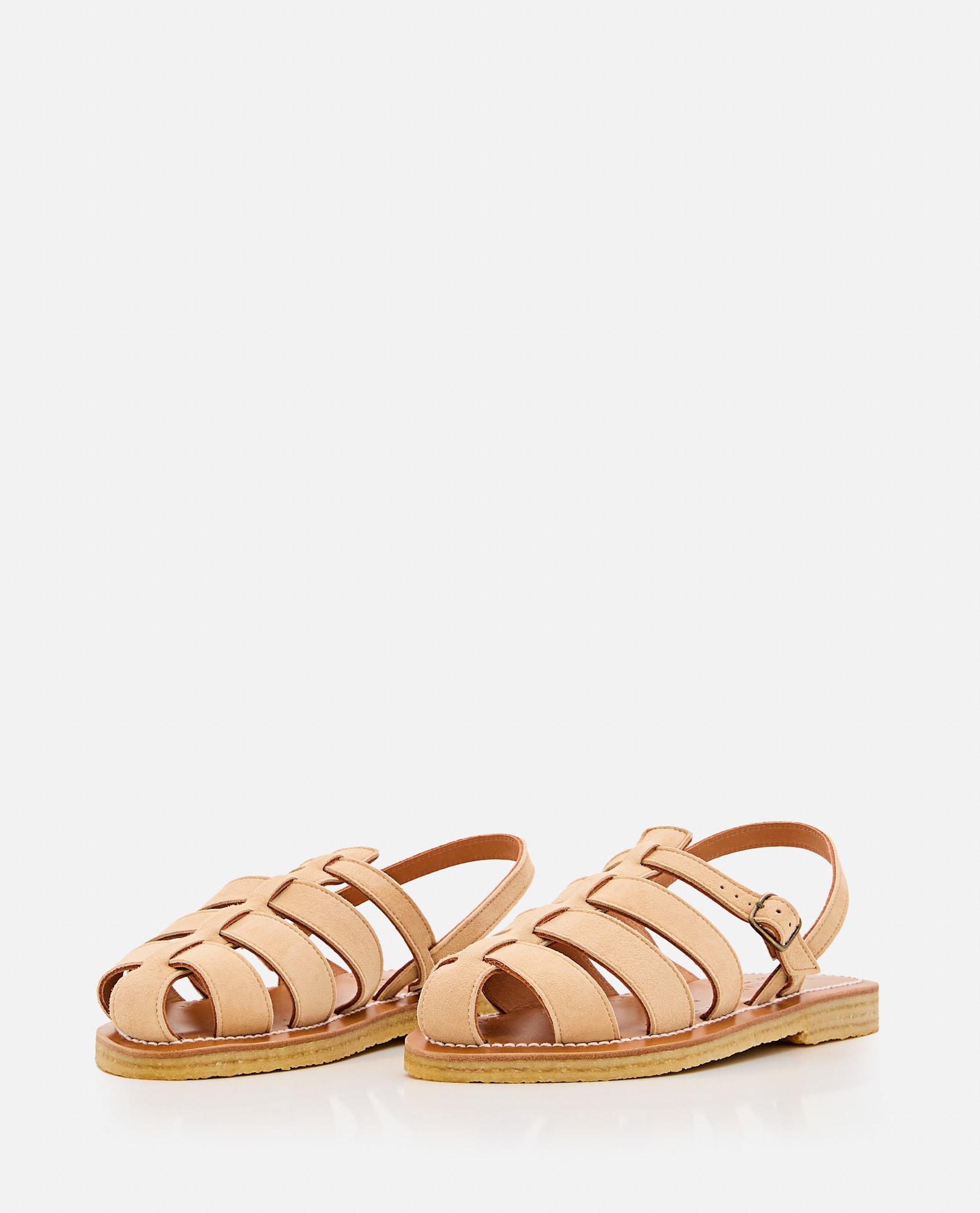 k. jacques lemonia leather sandal