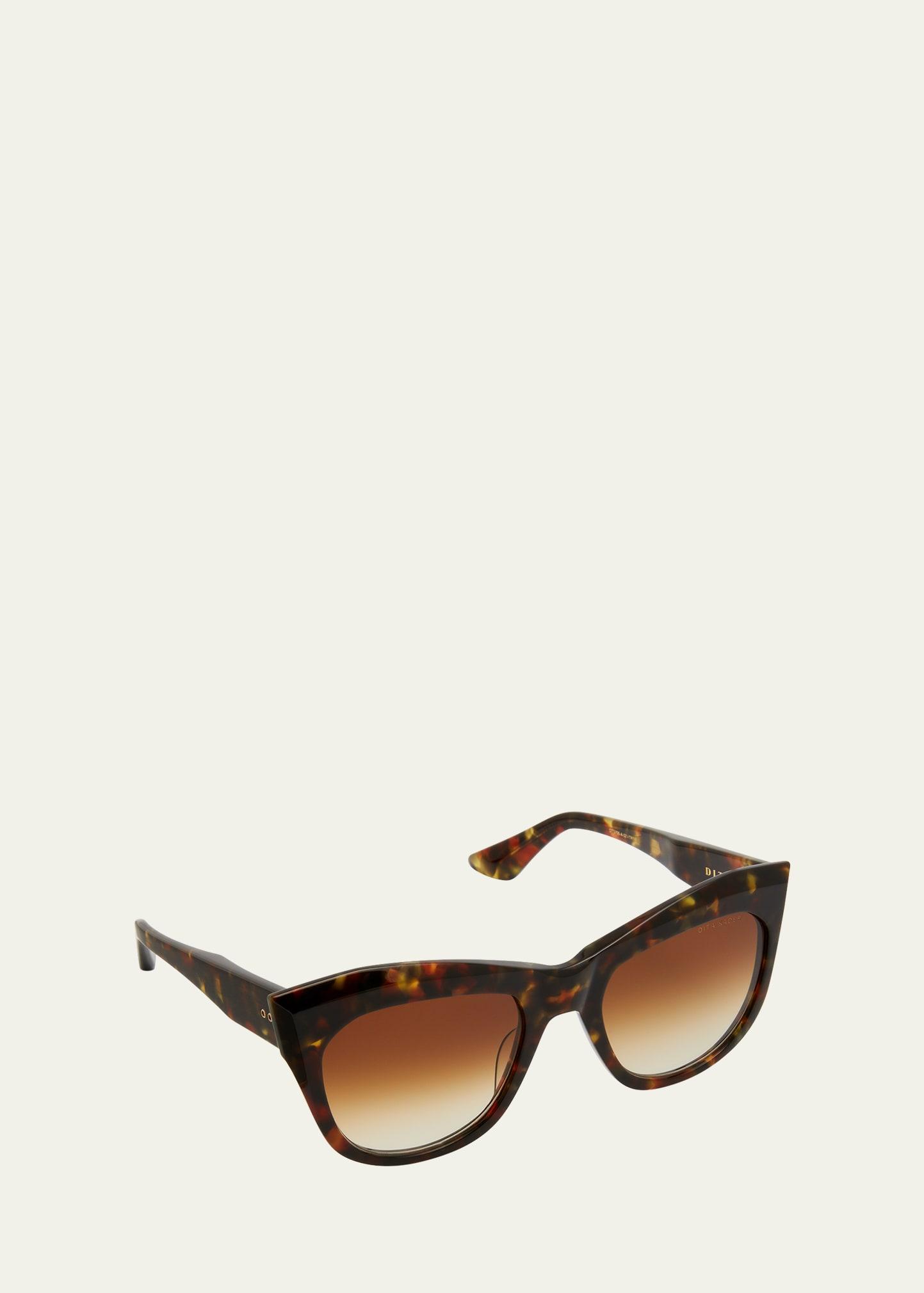 kader acetate cat-eye sunglasses