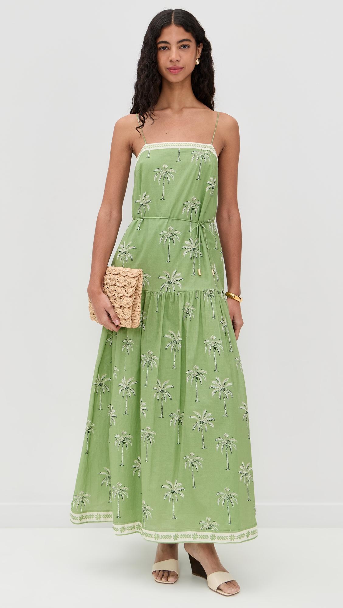 kaelia strappy maxi dress