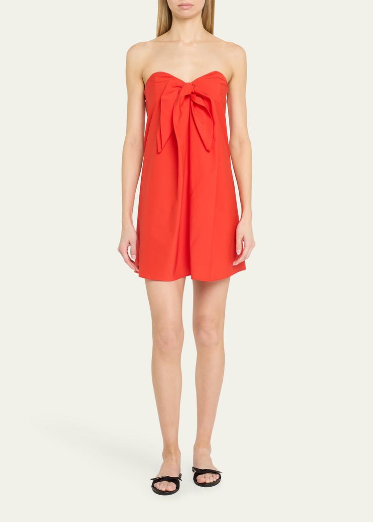 kaia strapless mini dress