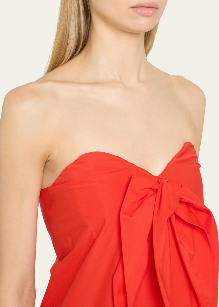kaia strapless mini dress