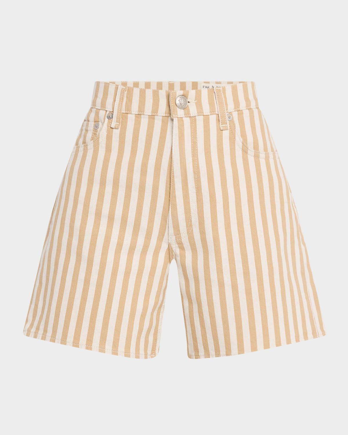kaia striped shorts