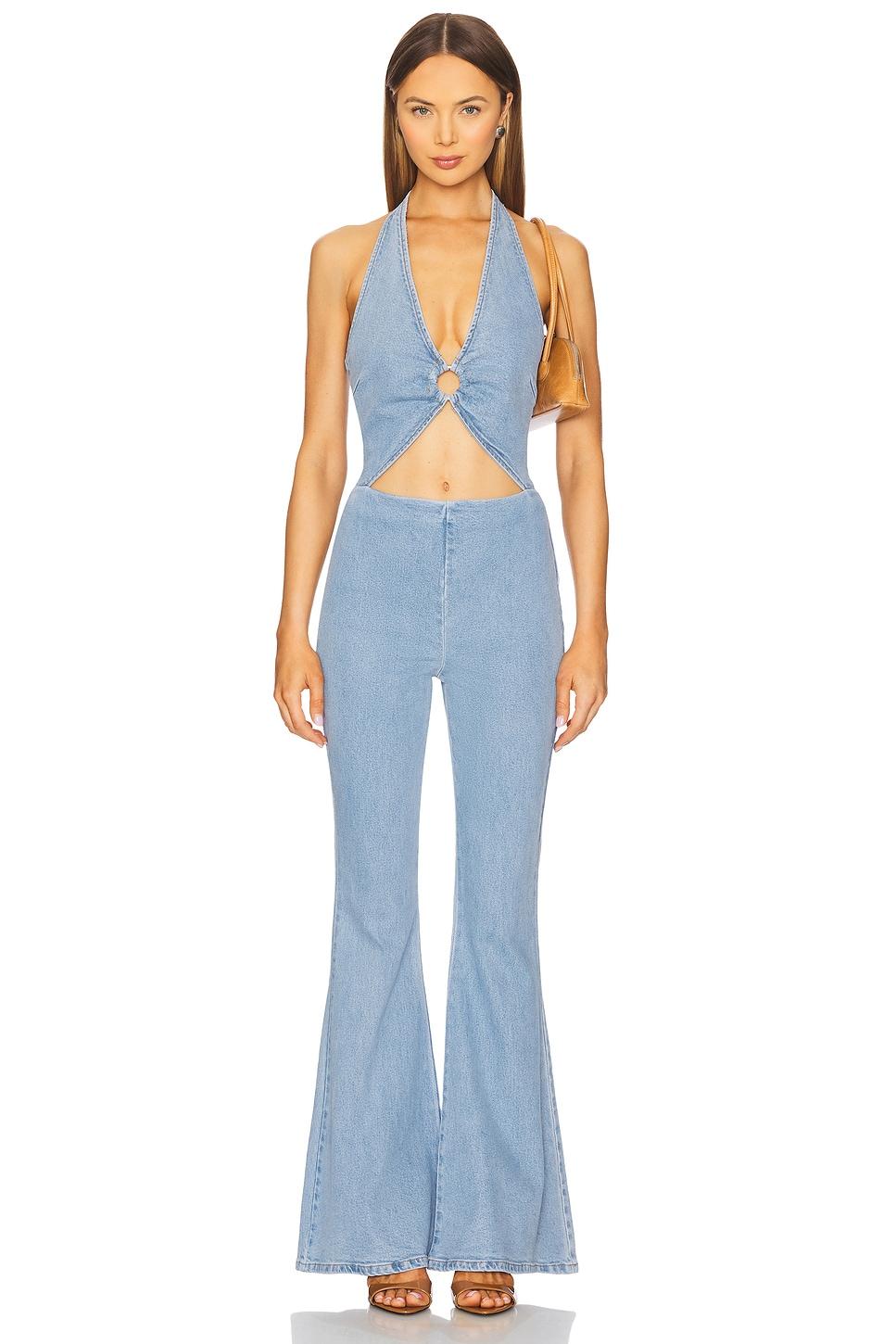 kairi denim jumpsuit