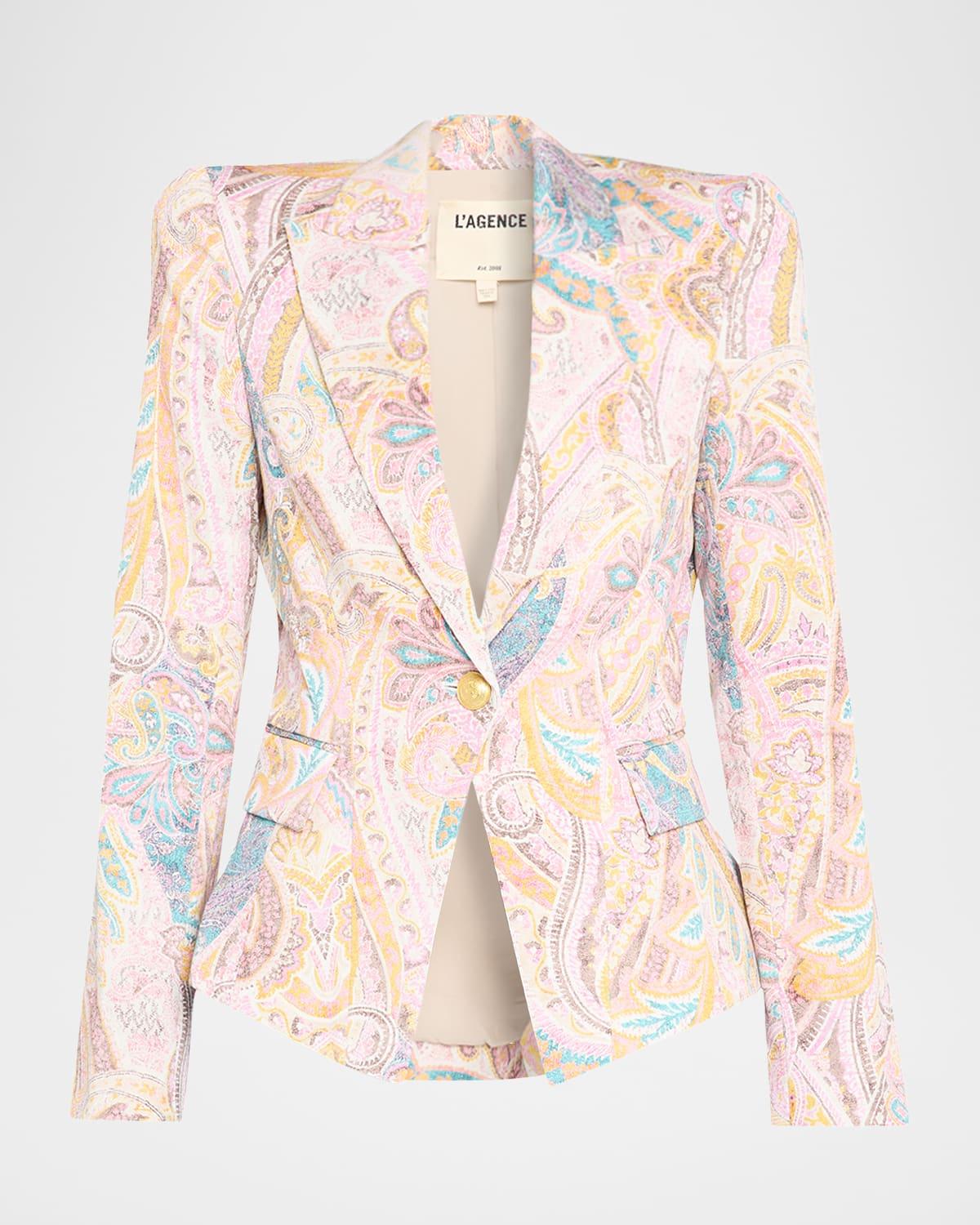 kaisley western paisley blazer