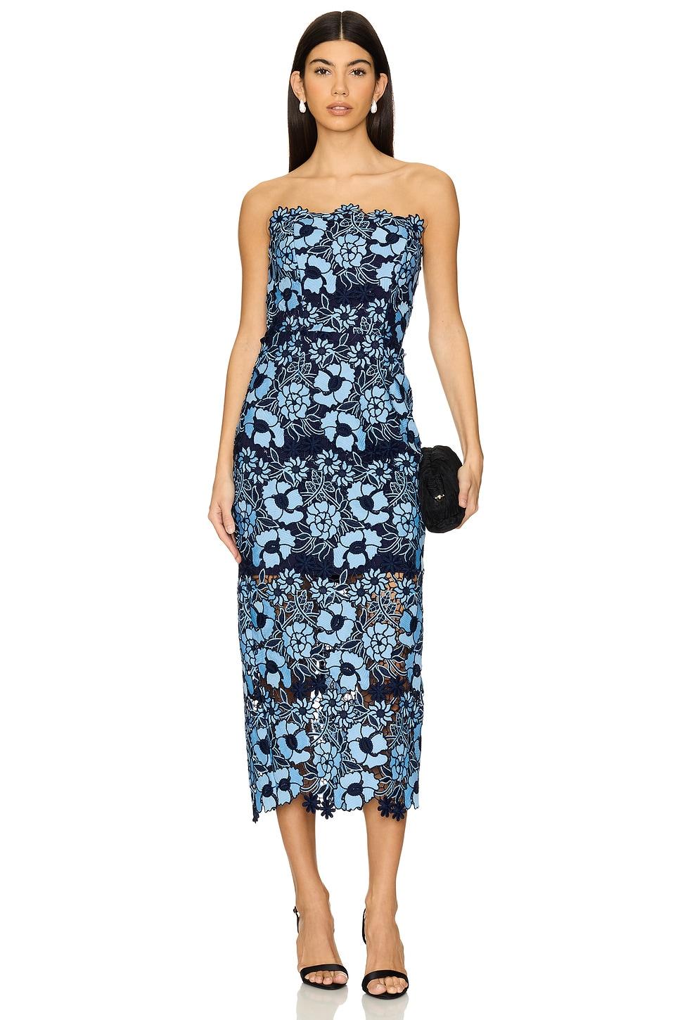 kait two tone floral lace dress