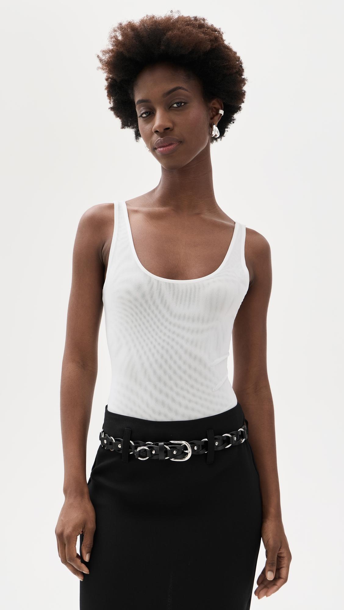 kalea scoop neck tank bodysuit