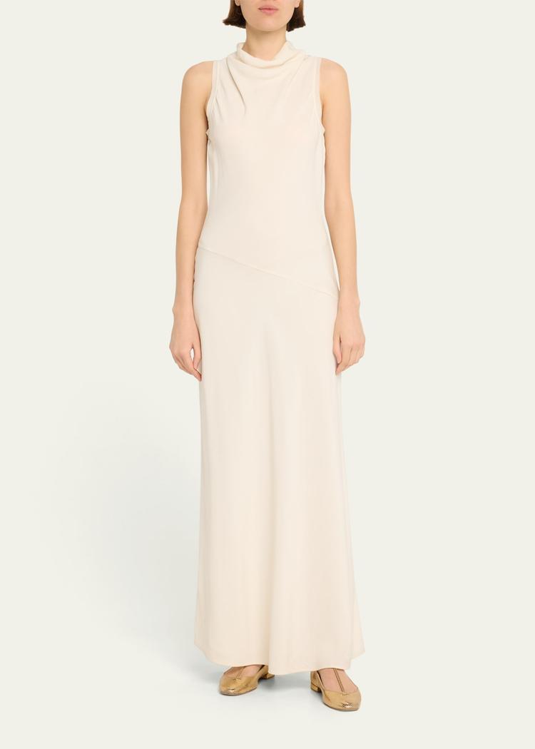 kalena cowl-neck dress