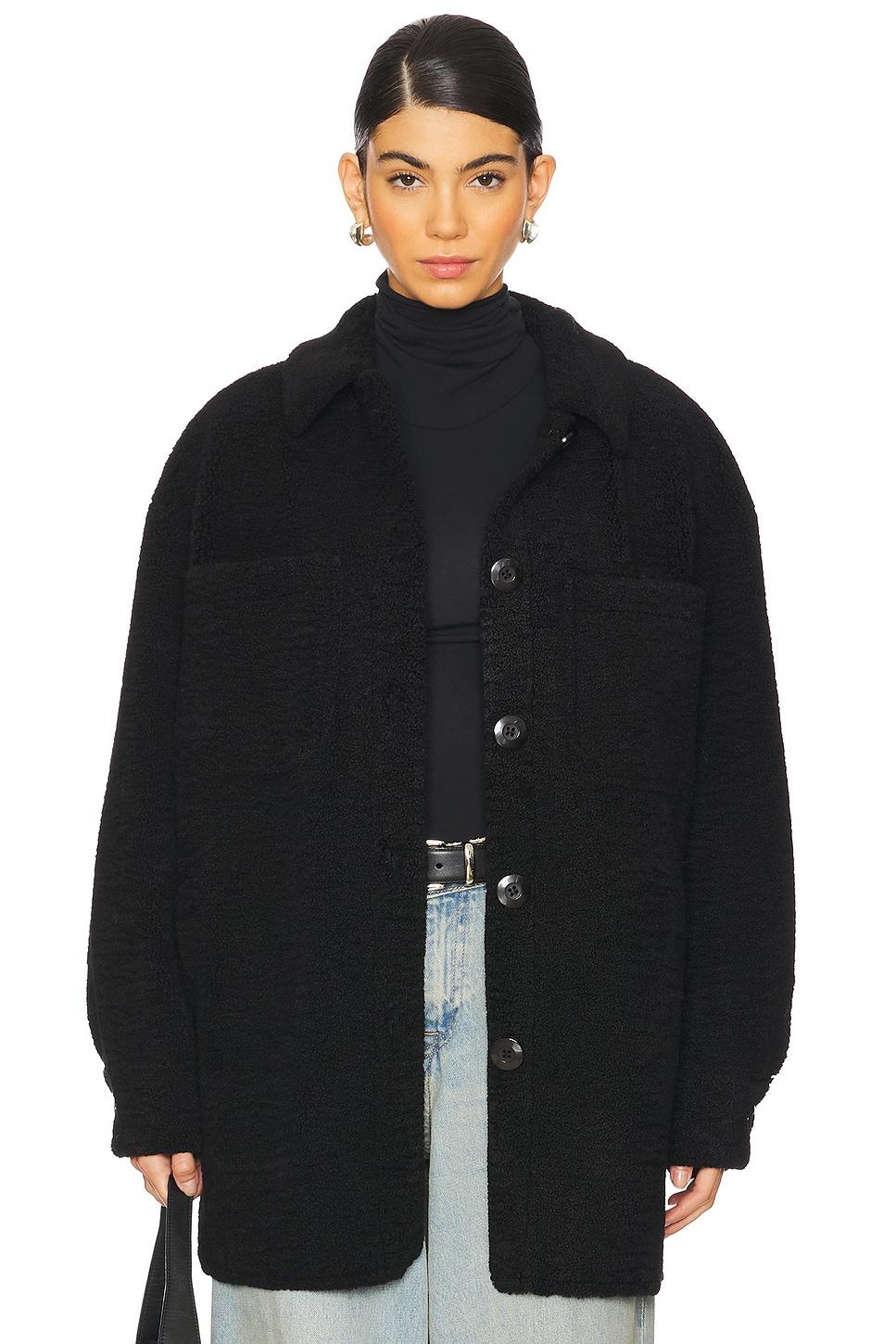 kane faux fur shacket