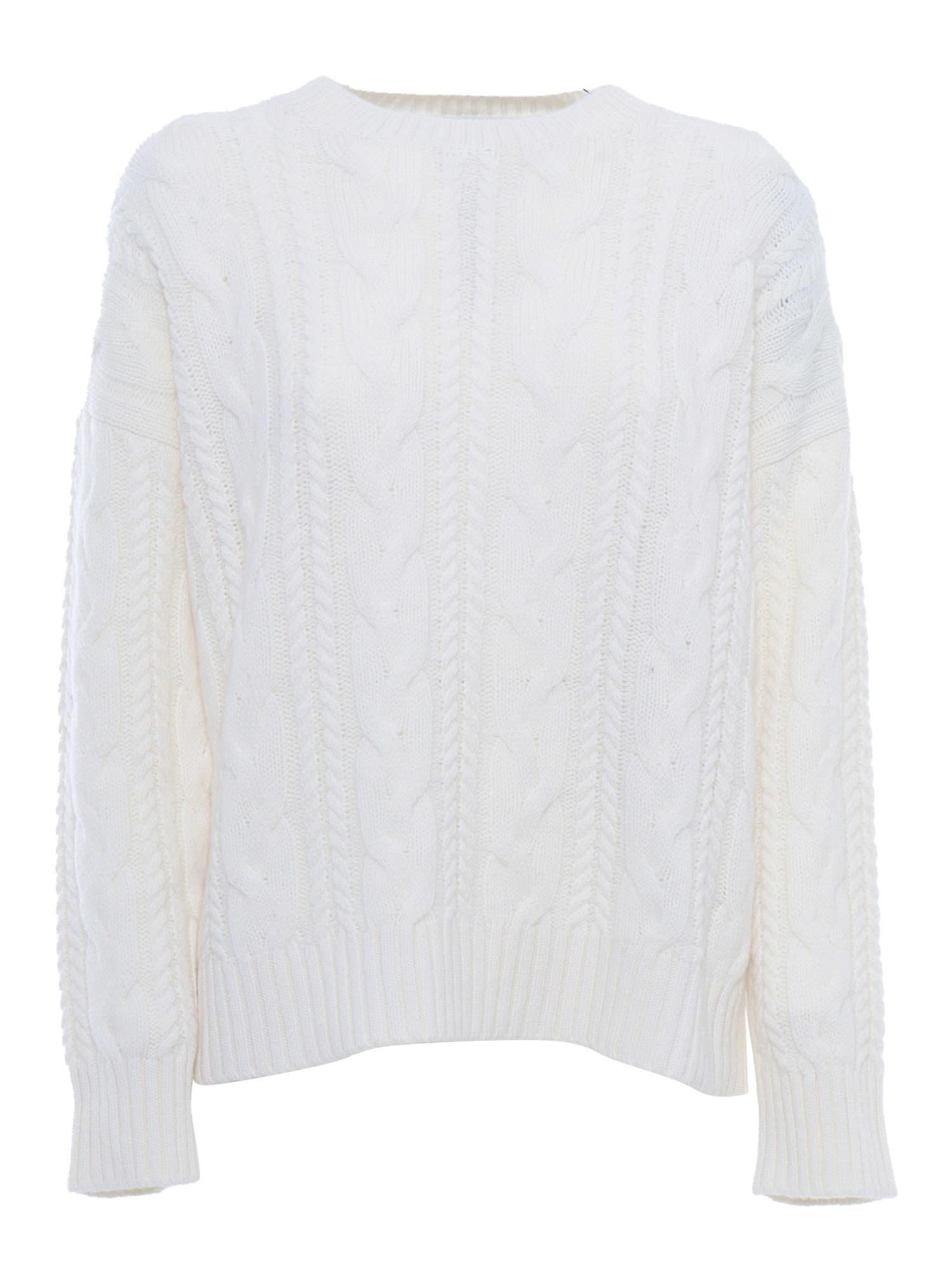 kangra braided crewneck sweater