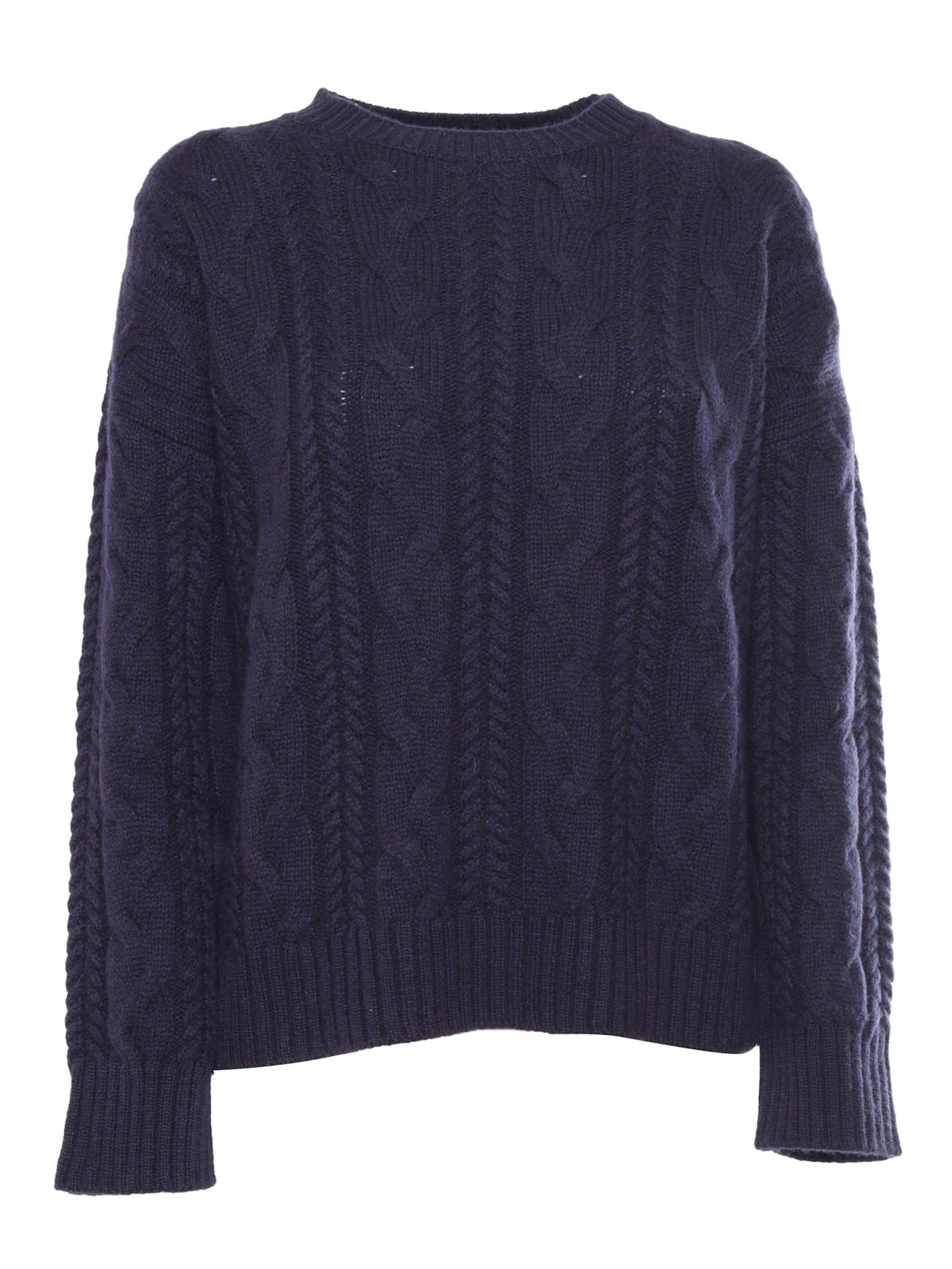 kangra braided crewneck sweater