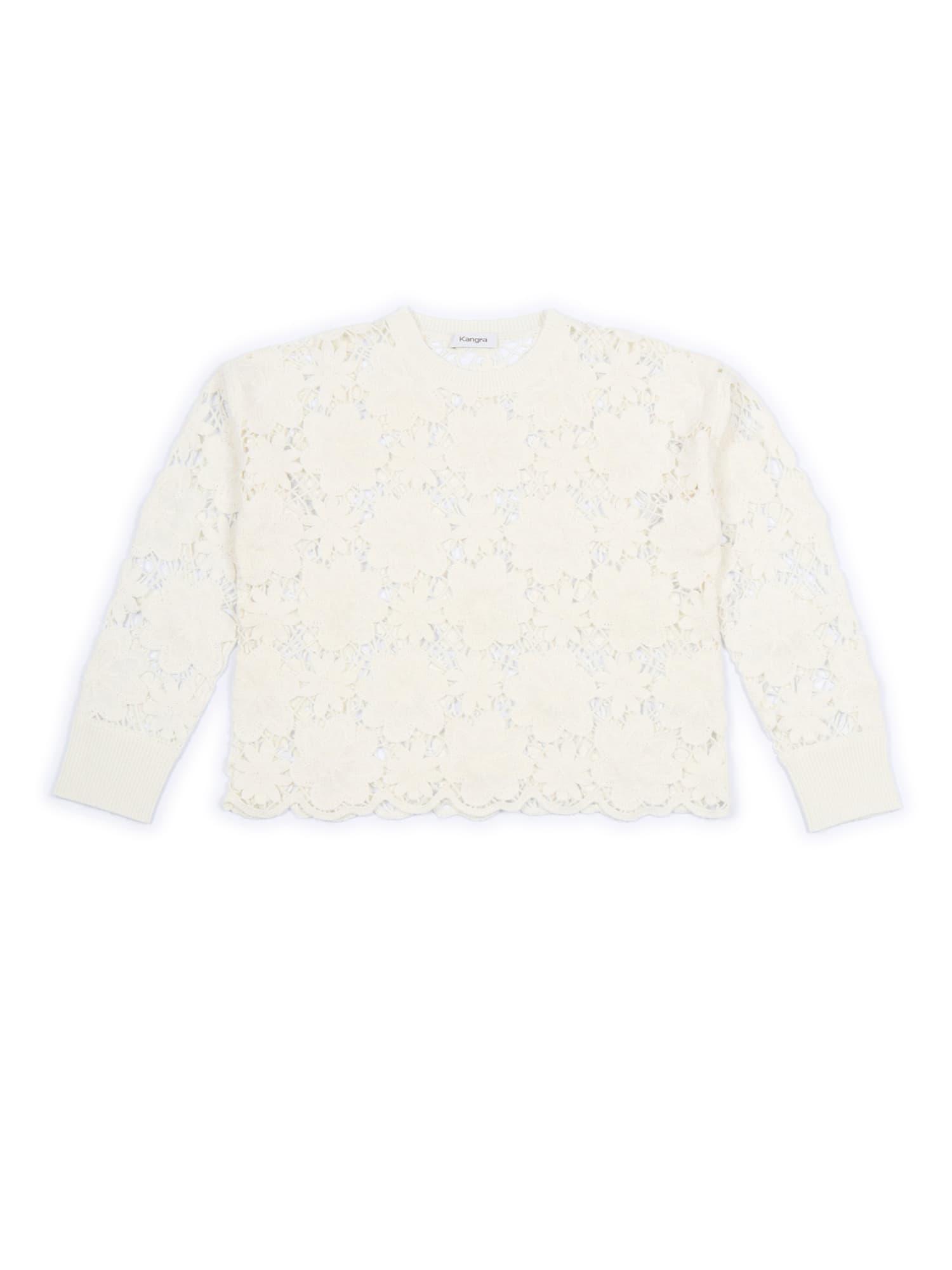 kangra cornely all over crew neck sweater