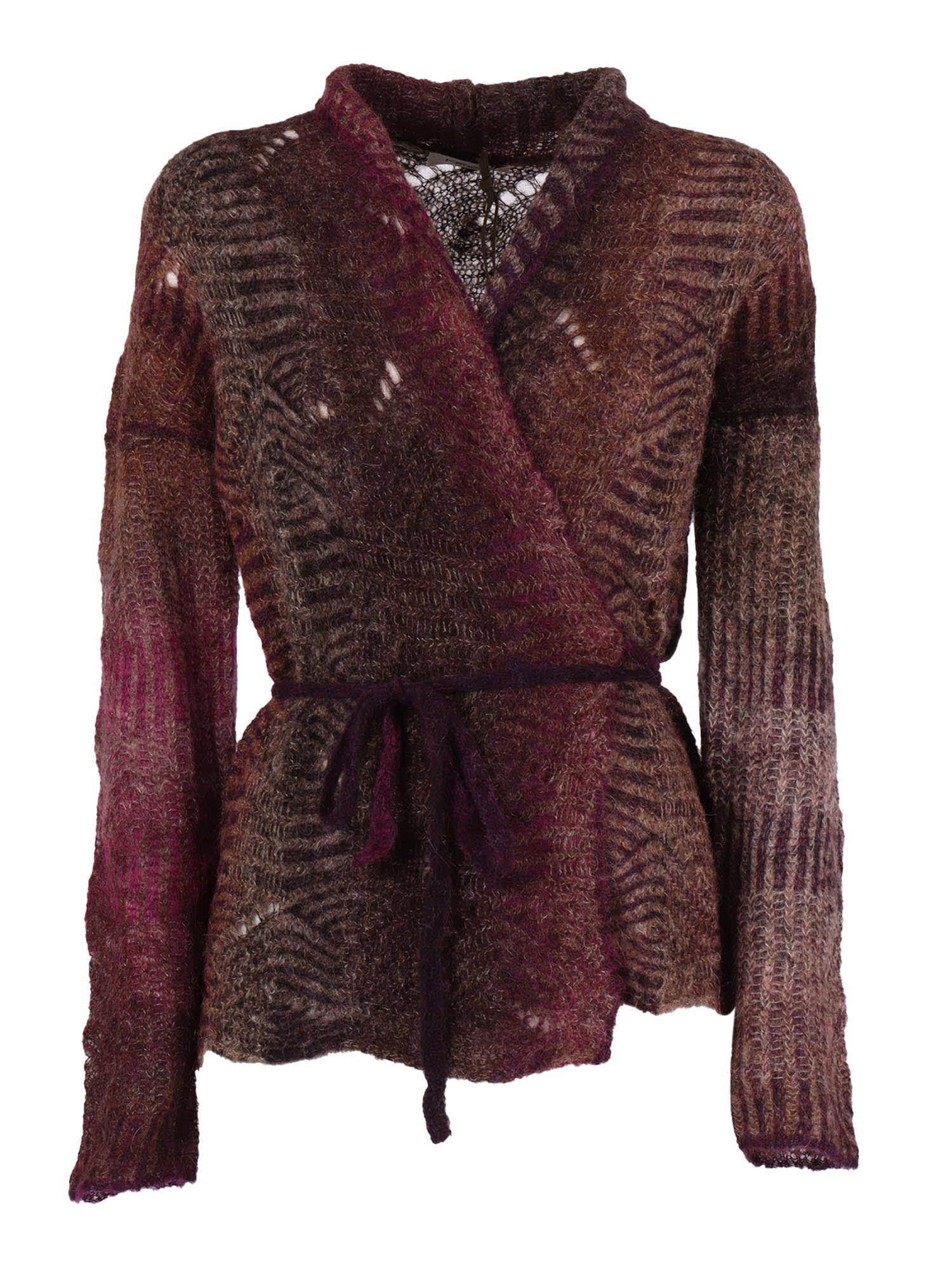 kangra sweater with printed effect