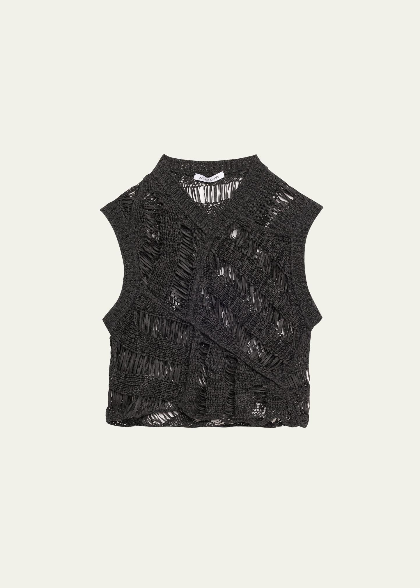 kapok knit vest