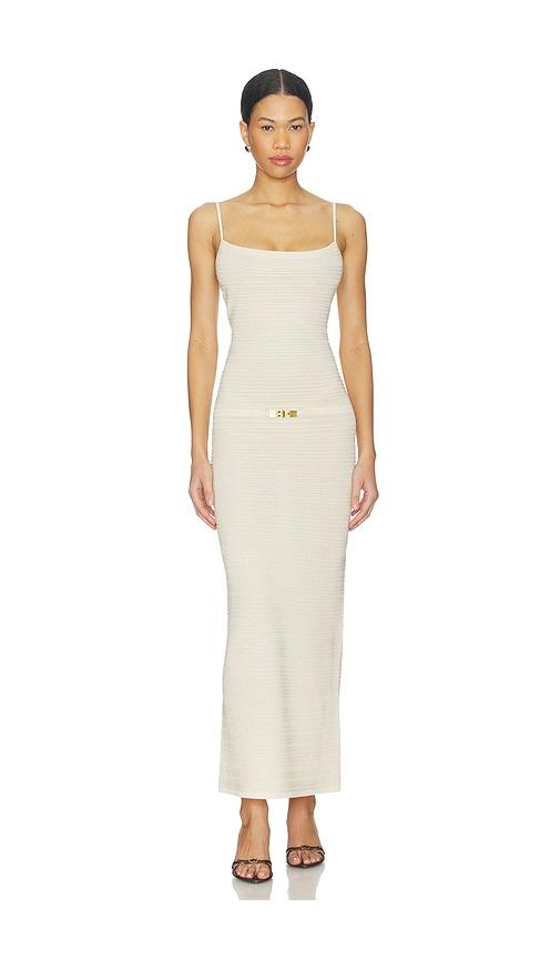kapri evie maxi dress in cream.