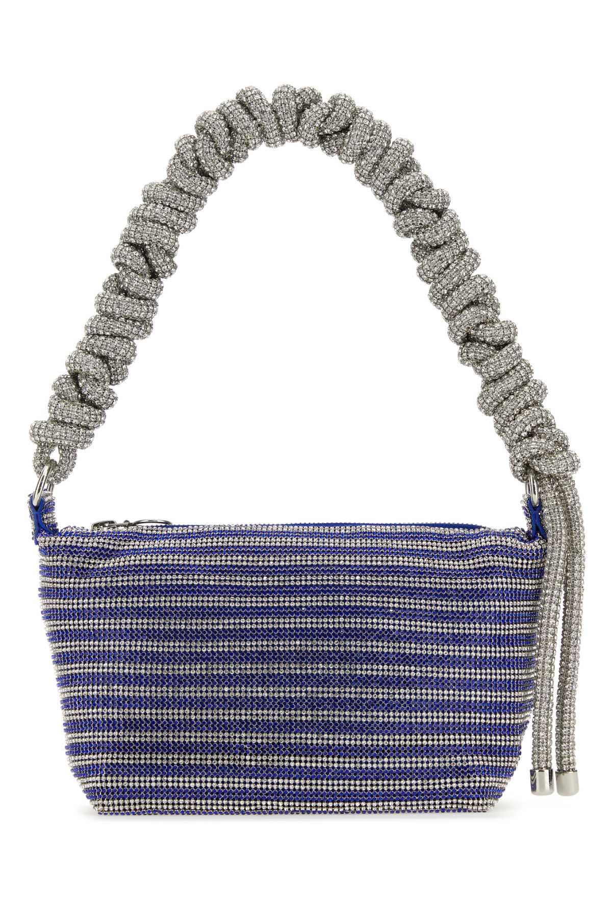 kara two-tone rhinestones handbag
