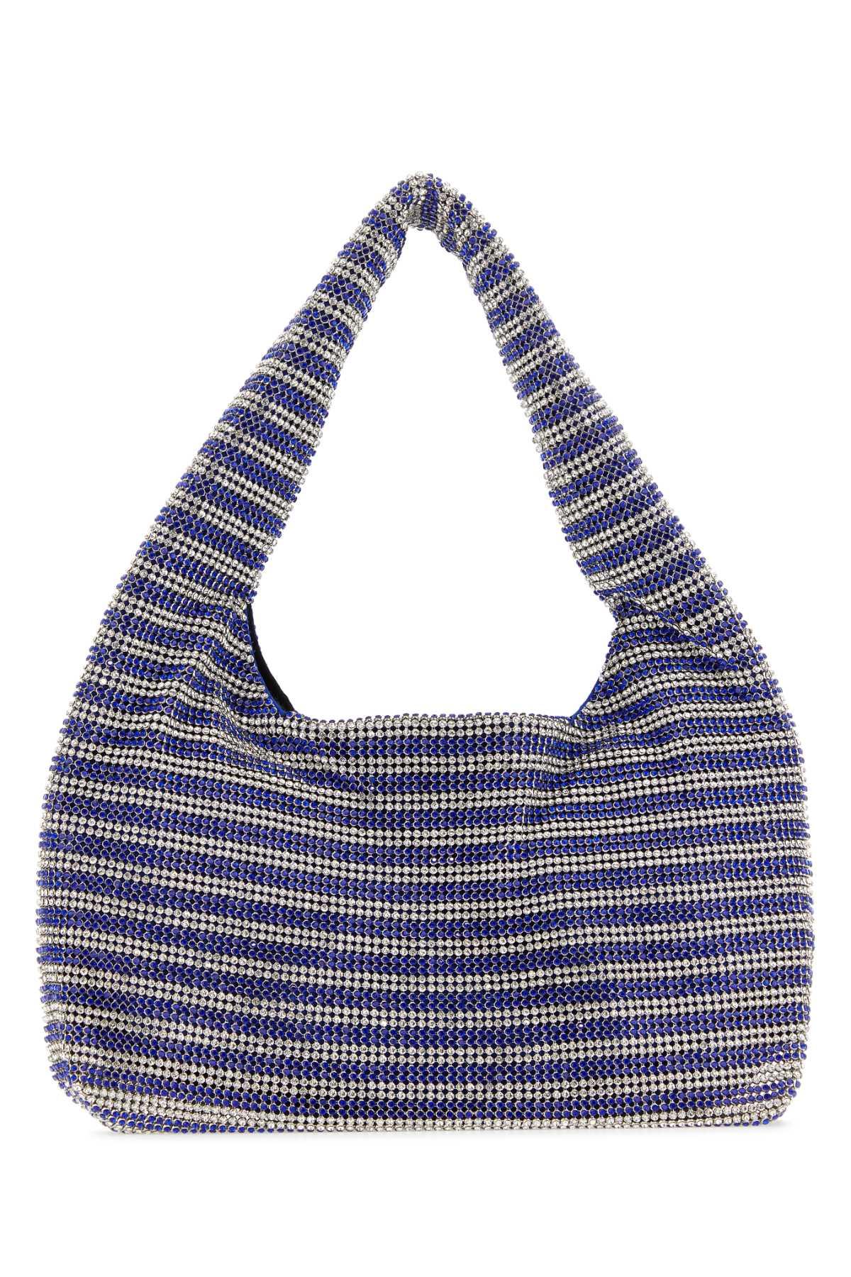 kara two-tone rhinestones mini handbag