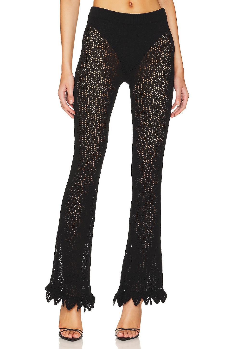 karenza pointelle knit pants