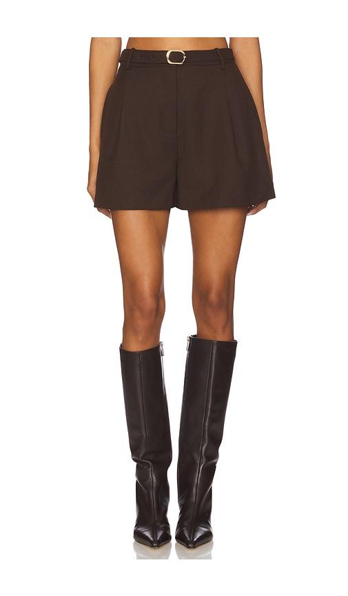 karina grimaldi marie short in chocolate.