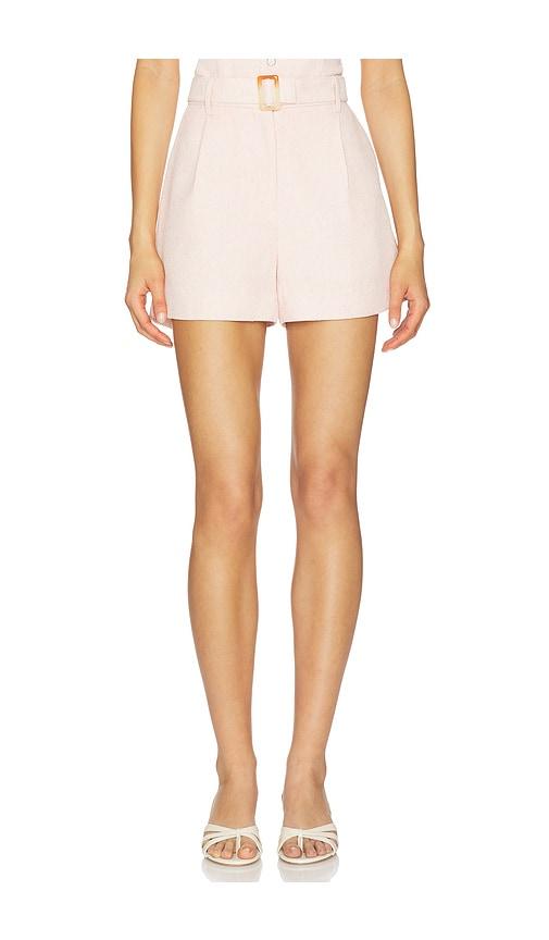 karina grimaldi suri shorts in pink.