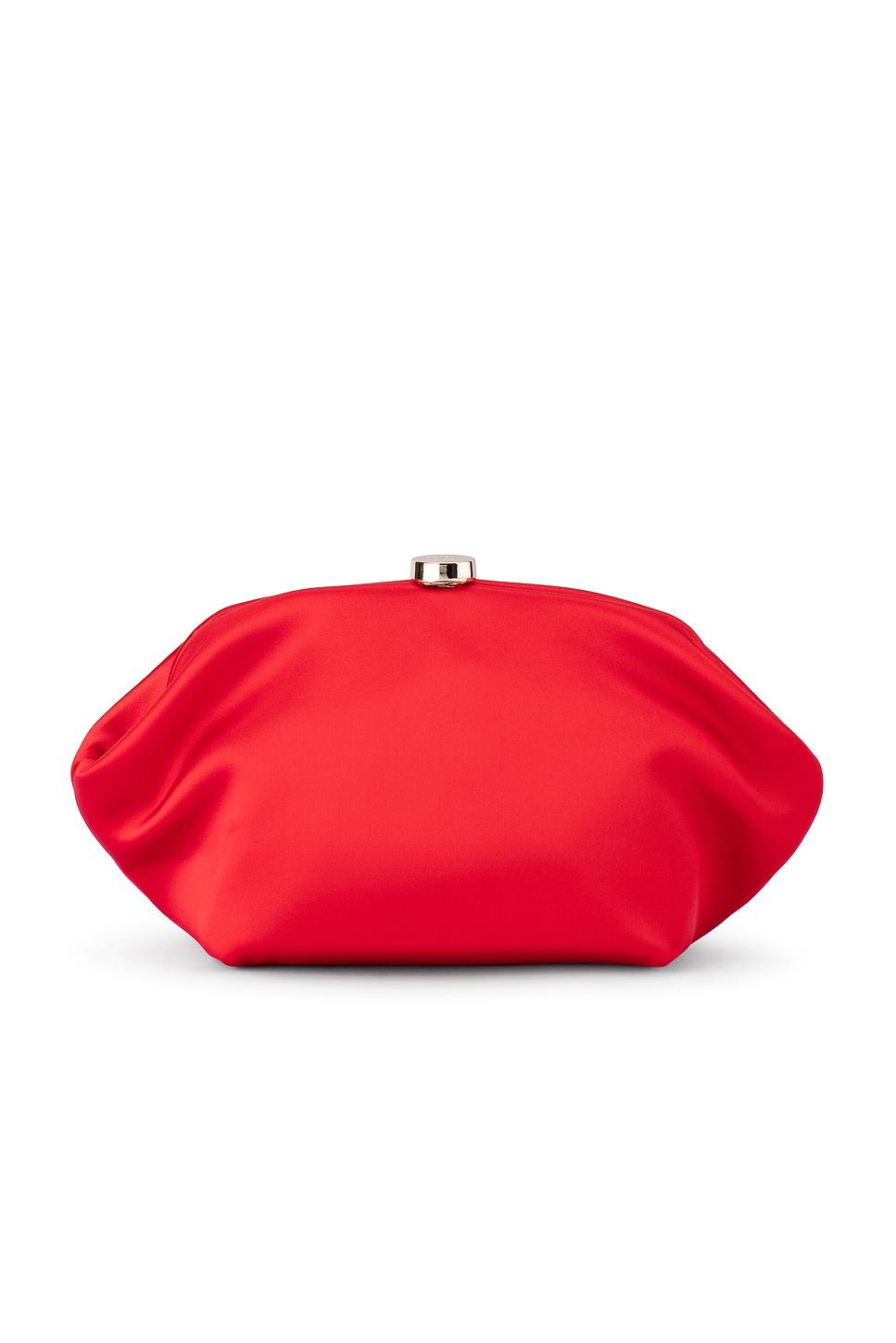 karina satin clutch