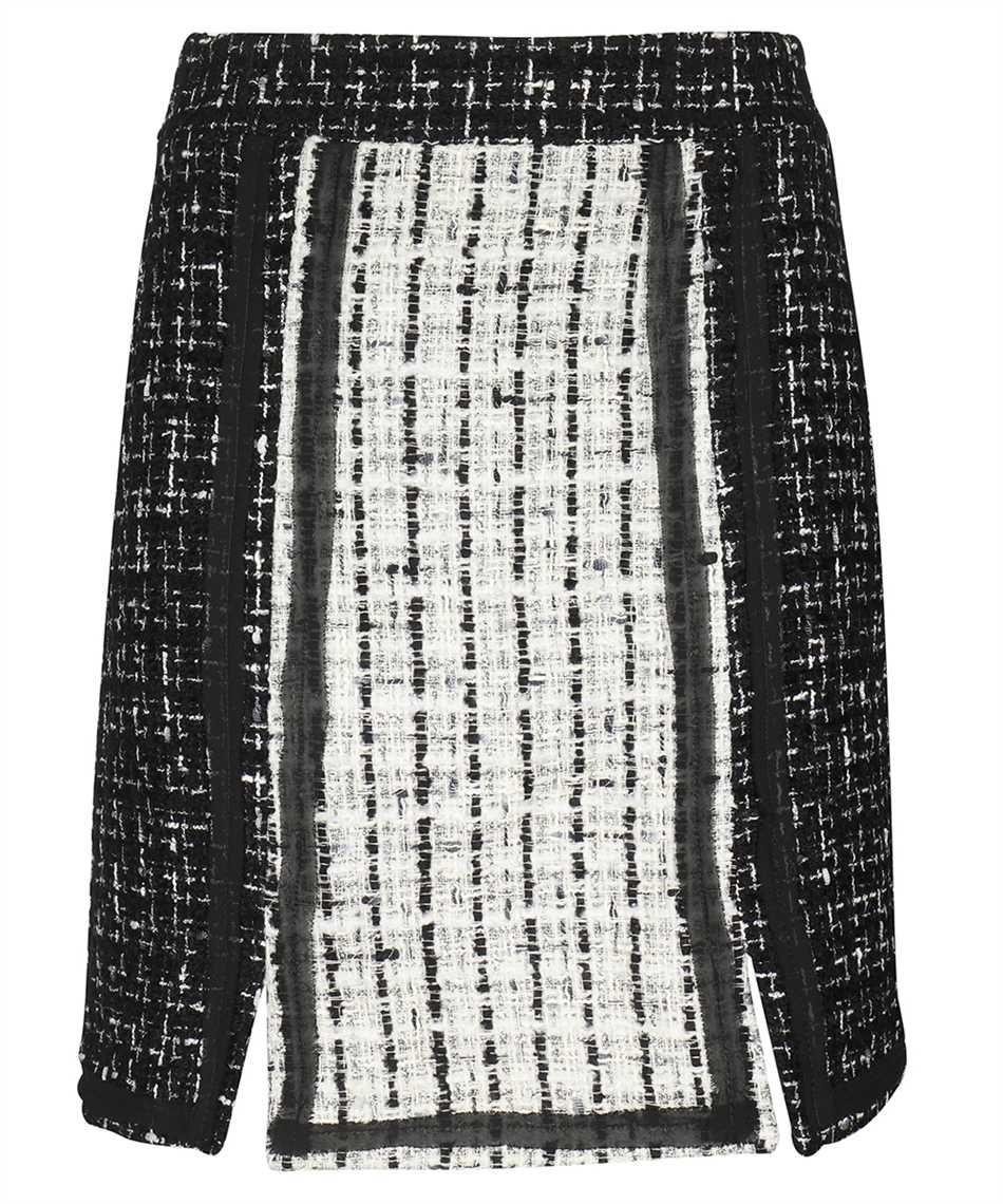 karl lagerfeld bouclé wool skirt