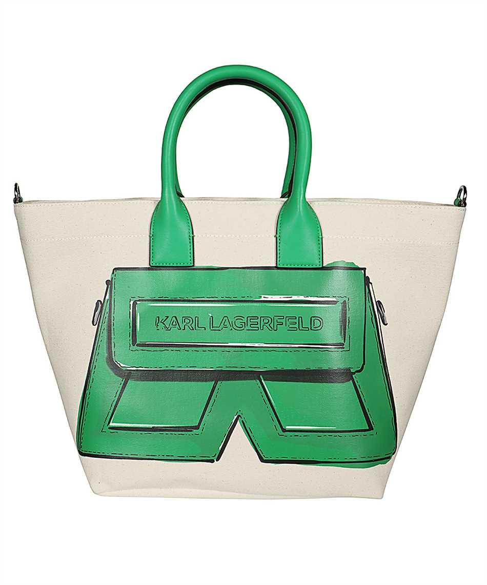 karl lagerfeld canvas tote bag