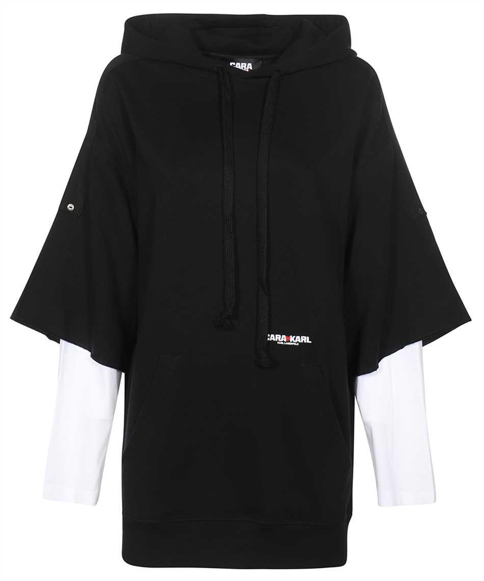 karl lagerfeld cotton hoodie