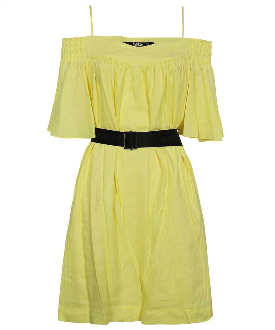 karl lagerfeld off-the-shoulder dress