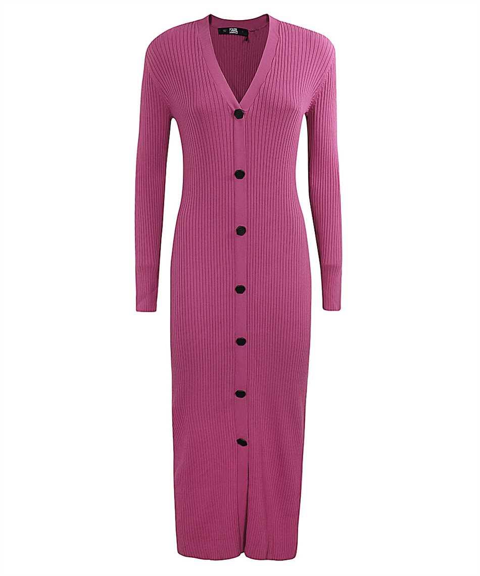 karl lagerfeld ribbed knit dress