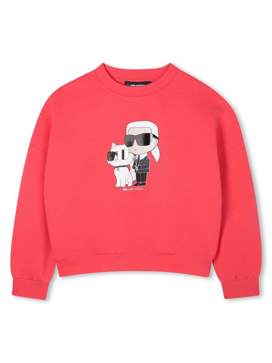karl lagerfeld sweatshirt with logo